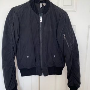 H&M Black Bomber Jacket